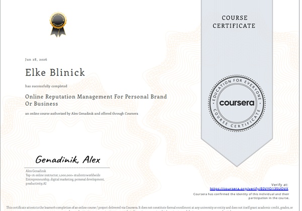 Online Reputation Management